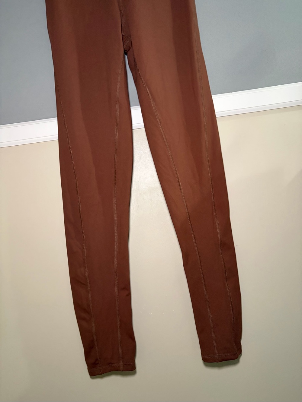 Mi Ami Francesca’s Brown Jumpsuit Adjustable Straps Stretch One Piece Athleisure - Picture 2 of 16
